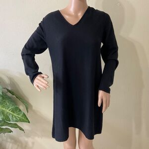 J. Jill Dress women S sweater dress midi Cotton Silk, Rayon, wool blend LS